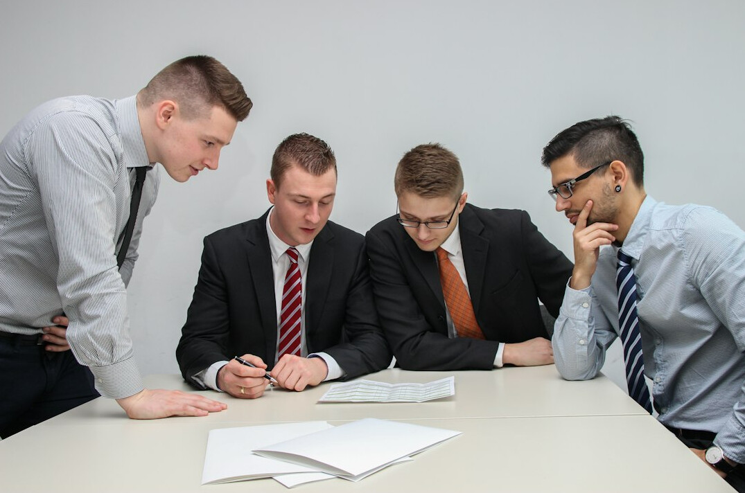 preparing for business meeting