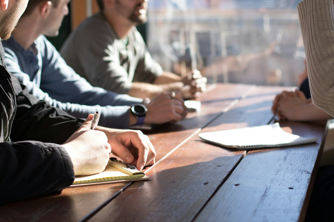 business team negotiation meeting
