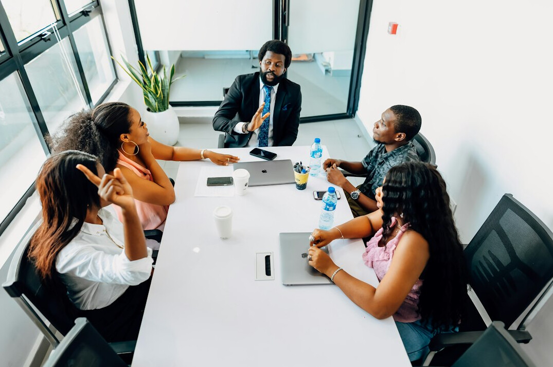 corporate negotiation meeting